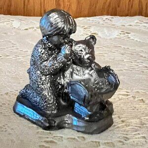 Michael Ricker Pewter Signed & Numbered - Praying Child Figurine (Circa 2001)